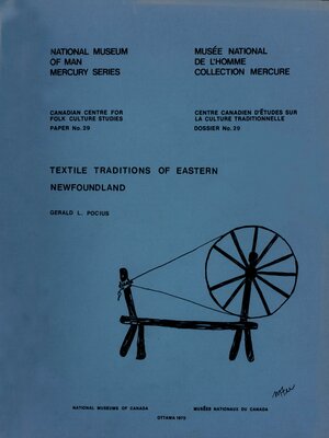 cover image of Textile Traditions of Eastern Newfoundland